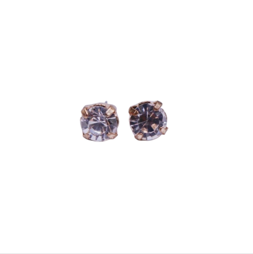 Gold stud earrings hypoallergenic nickle and lead free‎